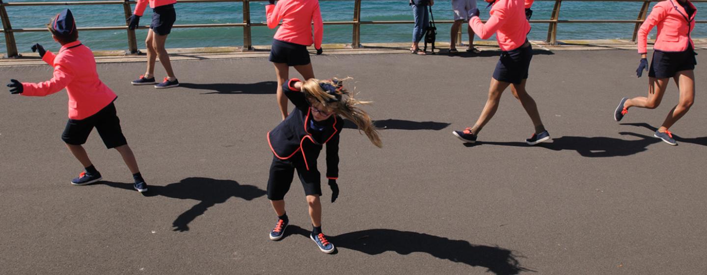 Portland Promettes by Miss High Leg Kick. Photo: Pete Millson. b-side festival 2018.