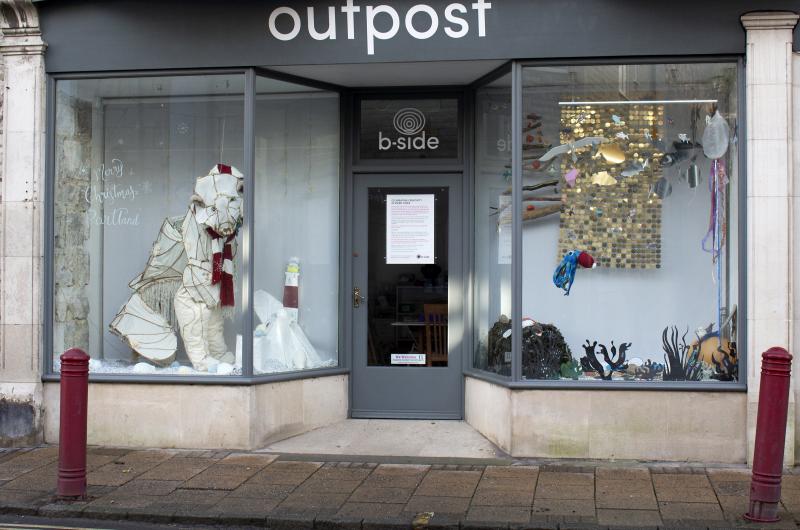 Photo of Outpost project space at Christmas