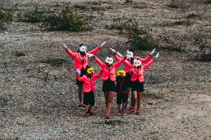 Portland Promettes by Miss High Leg Kick. Photo: Pete Millson. b-side festival 2018.